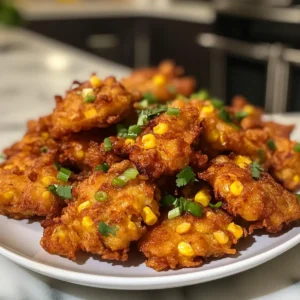 Crispy Corn Fritters with Perfect Crunch and Flavor Burst
