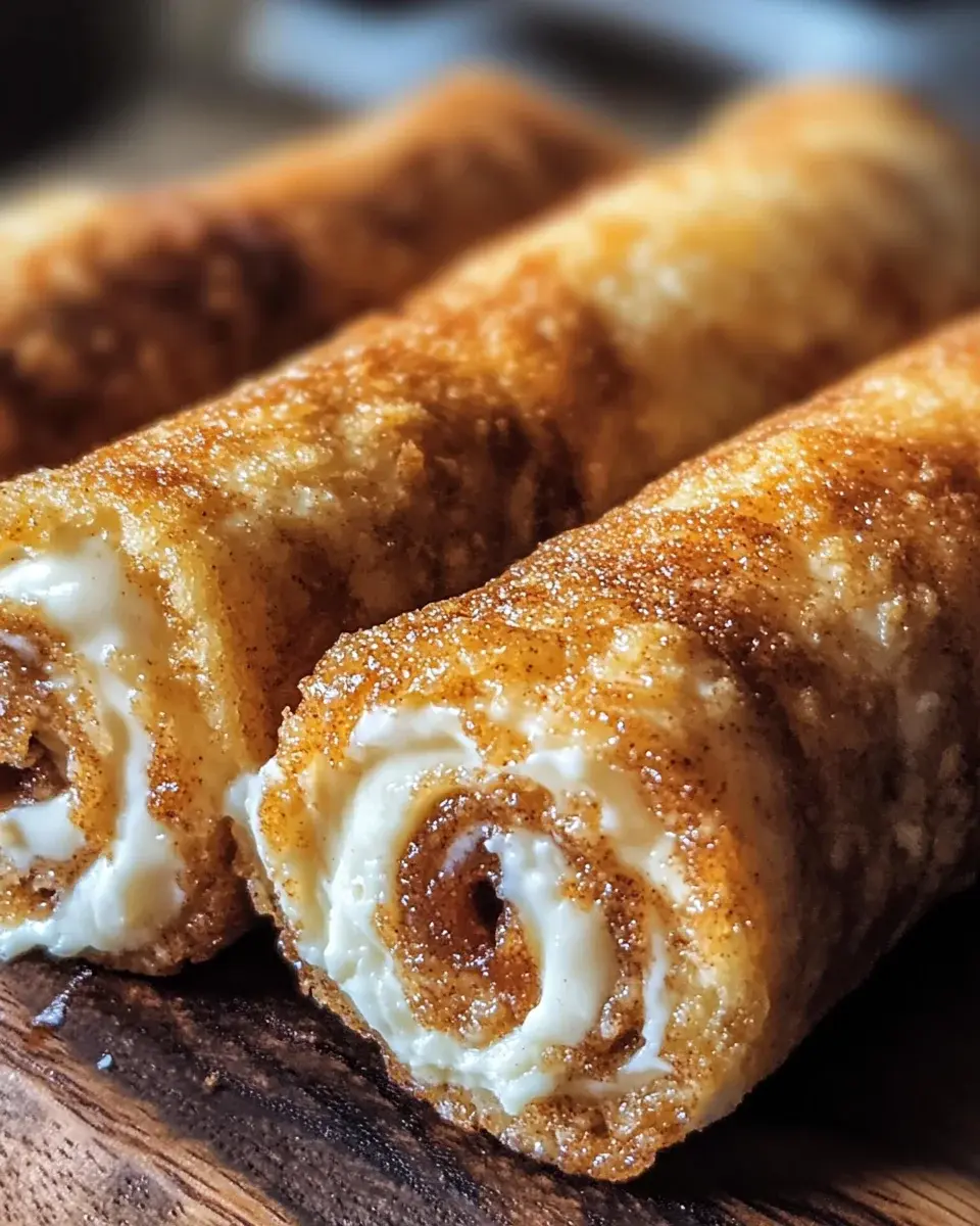 Crispy Keto Cinnamon Cream Cheese Roll Ups