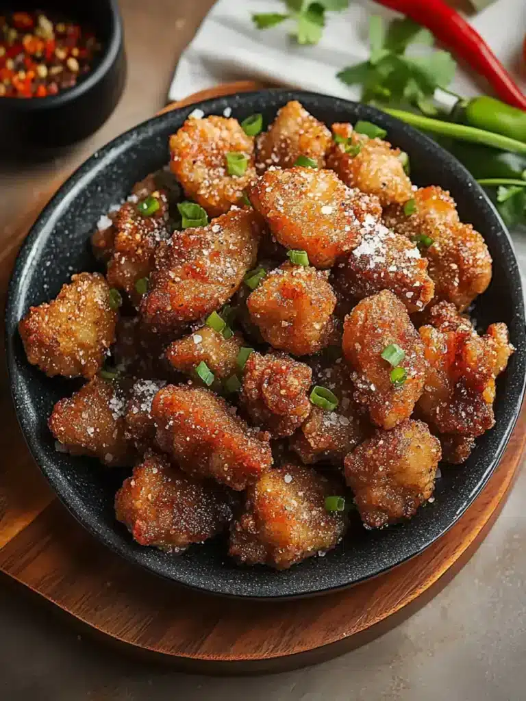 Ultimate Crispy Salt and Pepper Pork Chop Bites That Are Delicious
