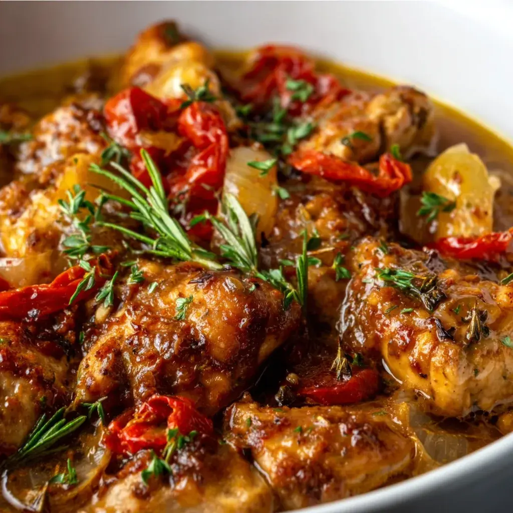 Crock Pot Chicken Scarpariello