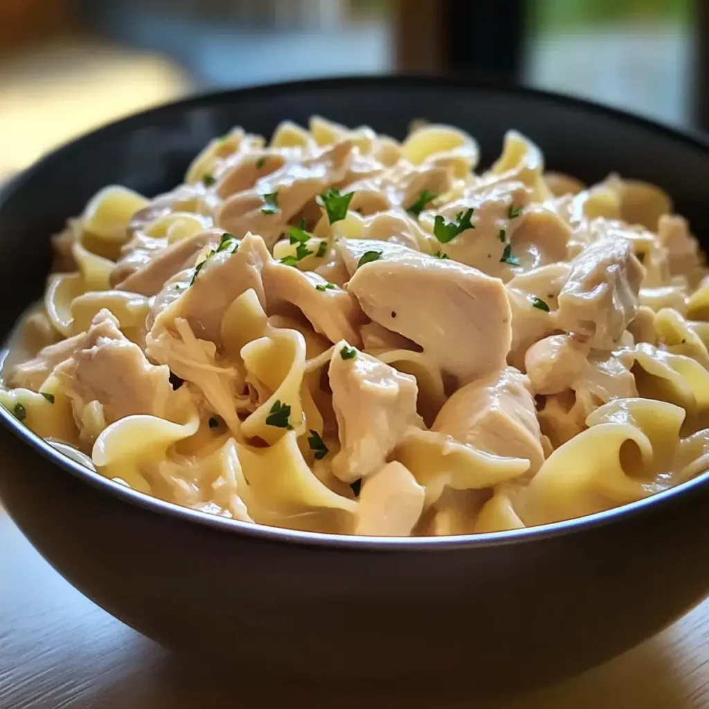 Crockpot Chicken and Noodles