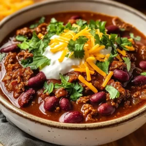 Savory Crockpot Chili