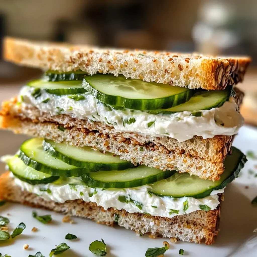Cucumber Herb Tea Sandwiches