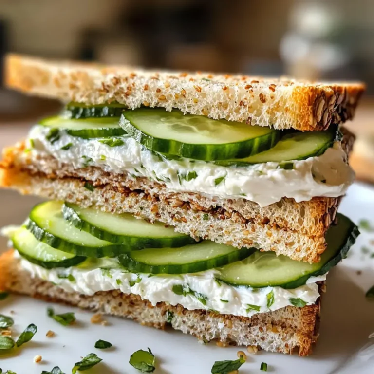 Cucumber Herb Tea Sandwiches