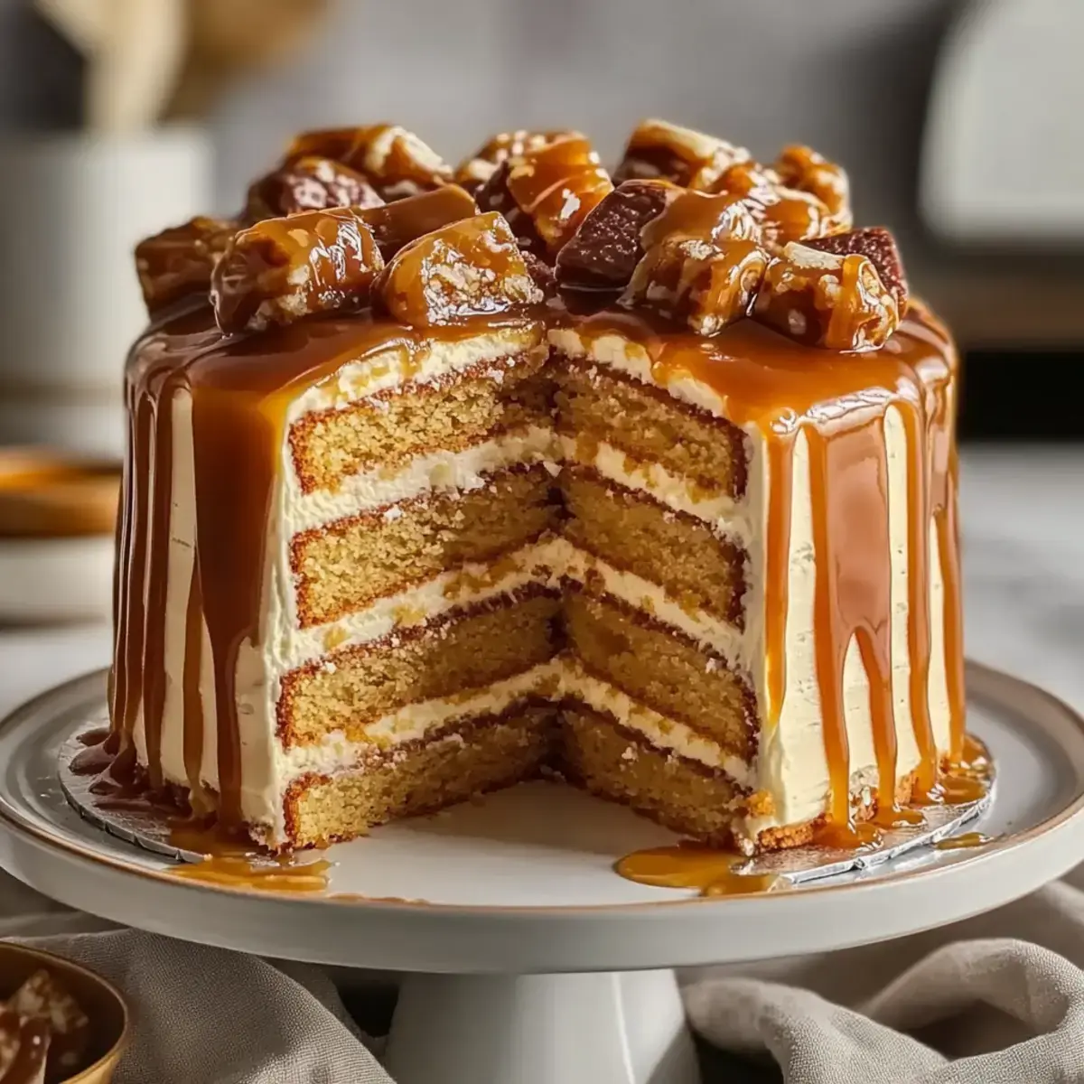 Decadent Caramel Cake