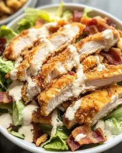 EXTRA Crispy Chicken Caesar Salad