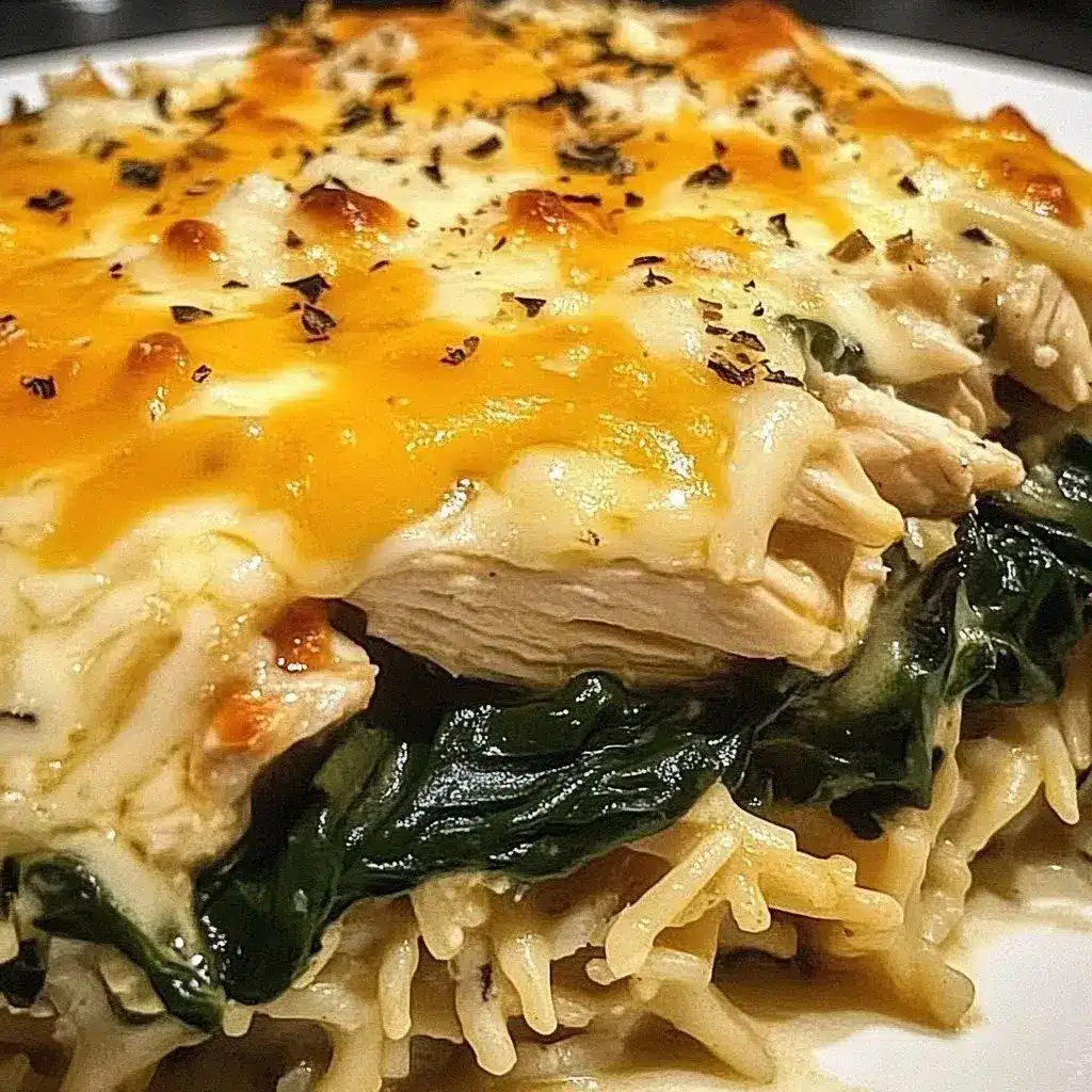 Easy Chicken Spinach Casserole