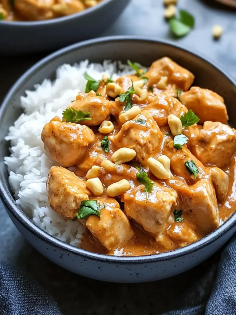 Easy Peanut Butter Chicken
