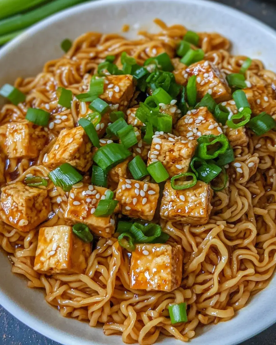 Easy Saucy Ramen Noodles