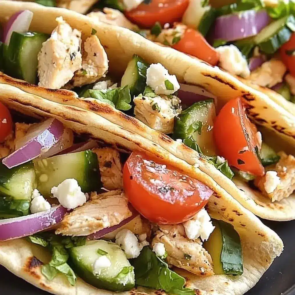 Easy Sheet Pan Chicken Pitas