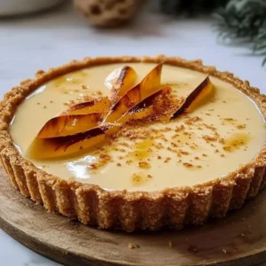 Eggnog Crème Tart