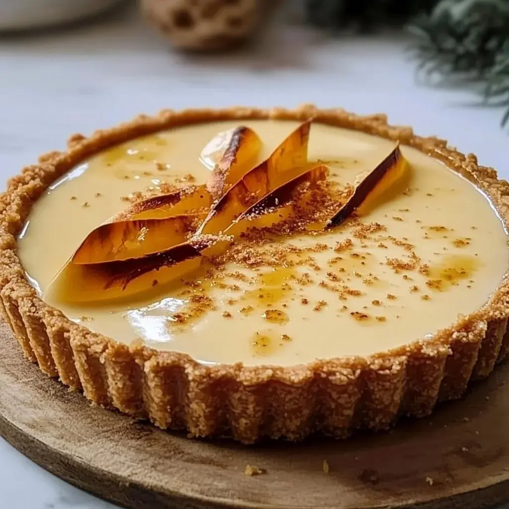 Eggnog Creme Tart