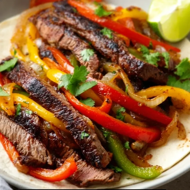 Flank Steak Fajitas