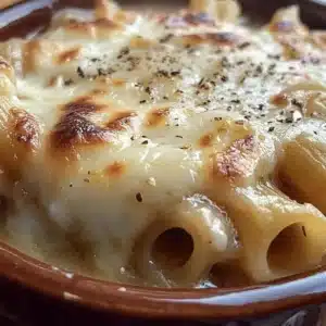 French Onion Pasta Soup