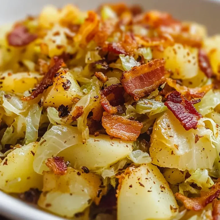 Fried Cabbage Potatoes