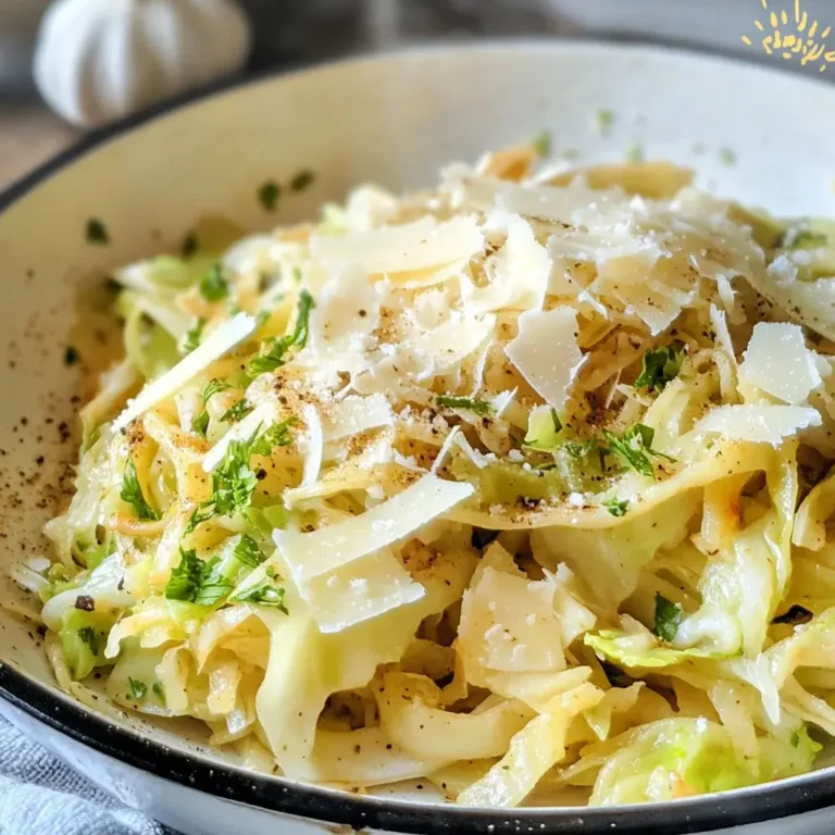 Garlic Butter Cabbage Noodles