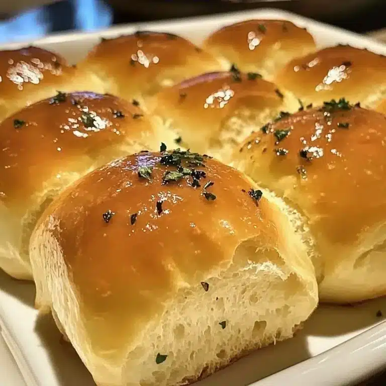 Garlic Butter Dinner Rolls