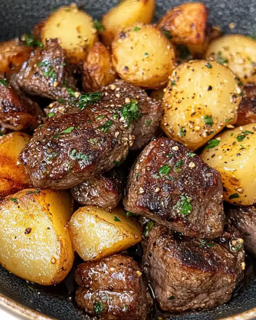 Garlic Butter Steak and Potatoes