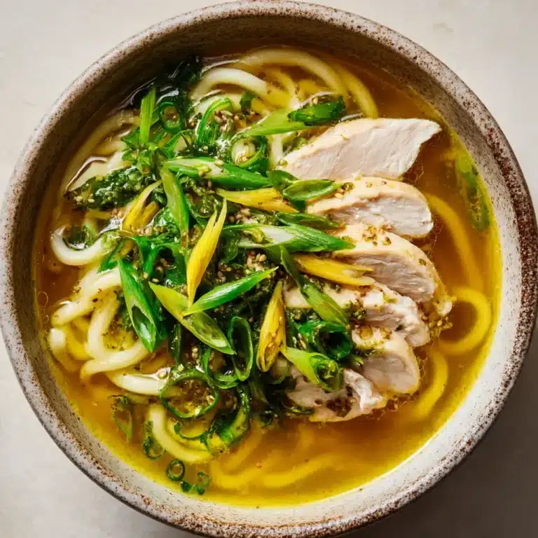 The Ultimate Ginger Garlic Chicken Noodle Soup: A Visual Masterpiece