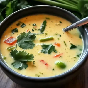 Ginger Lemongrass Soup with Coconut Milk