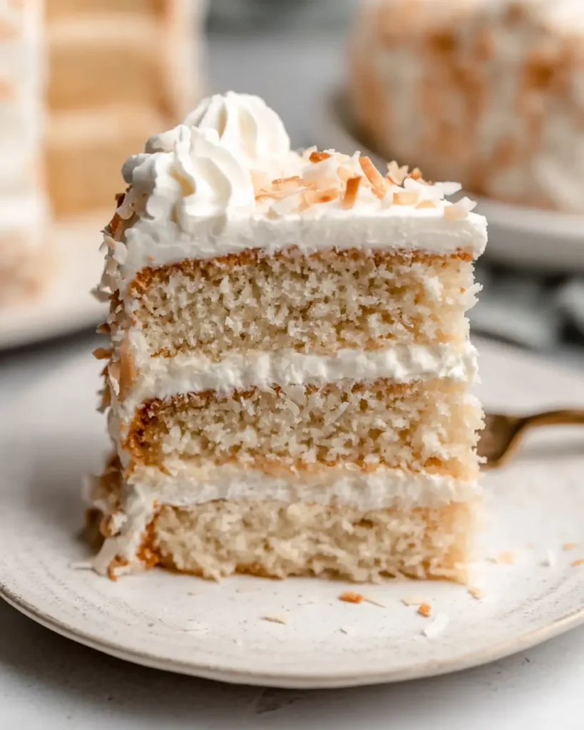 Gluten Free Vegan Coconut Cake