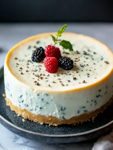 Savory Gorgonzola Cheesecake
