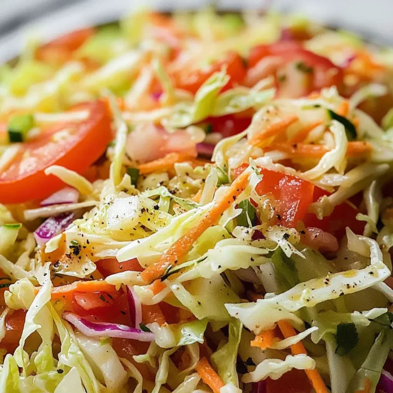Greek Cabbage Salad Lahanosalata
