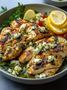 Zesty Greek Chicken Lemon Feta