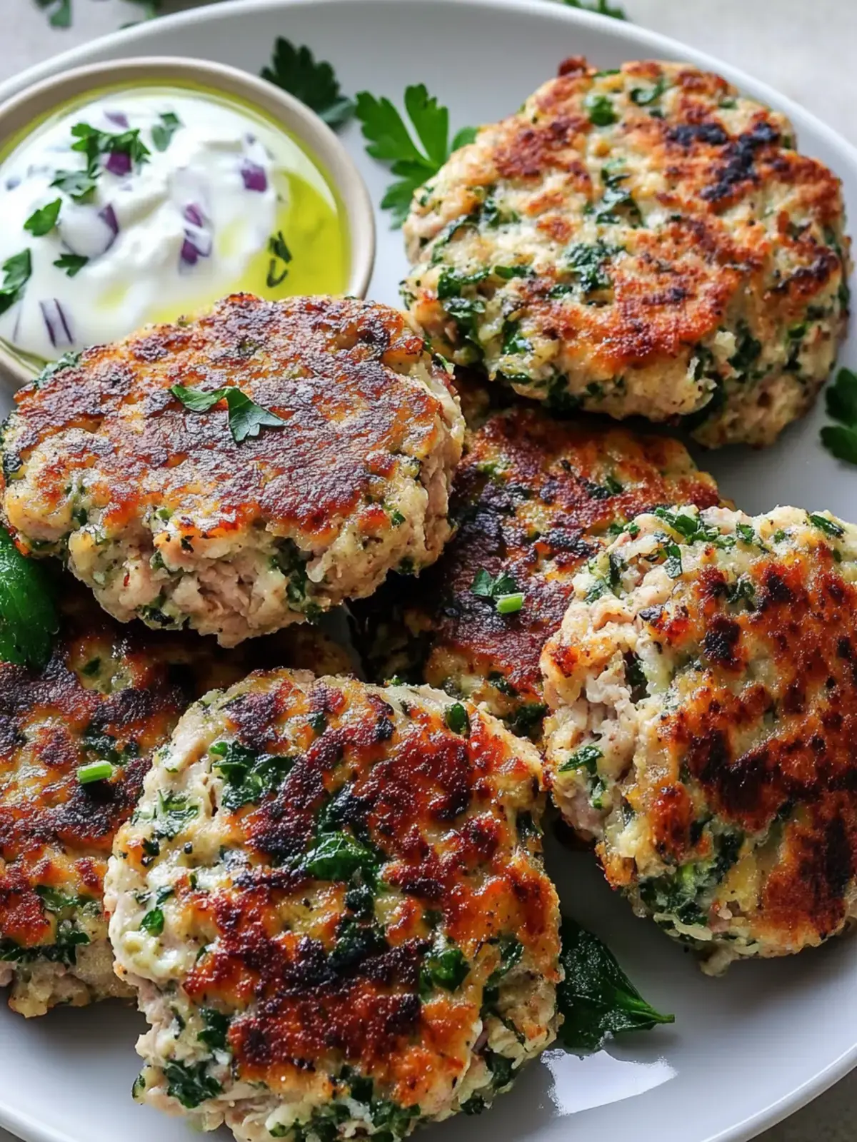 Greek Turkey Patties