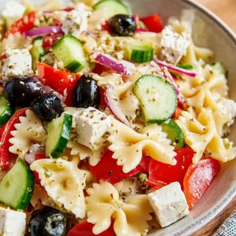 Griechischer Nudelsalat