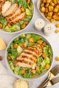 Best Grilled Chicken Caesar Salad