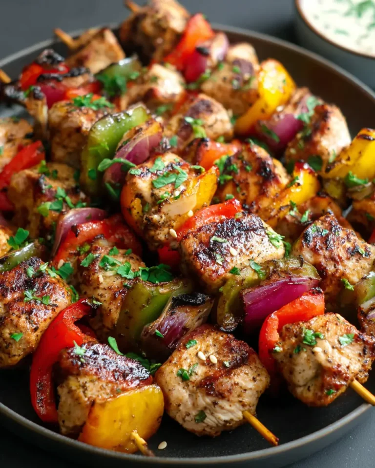 Citrusy Grilled Chicken Kabobs