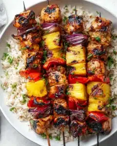 Grilled Pineapple Chicken Kabobs