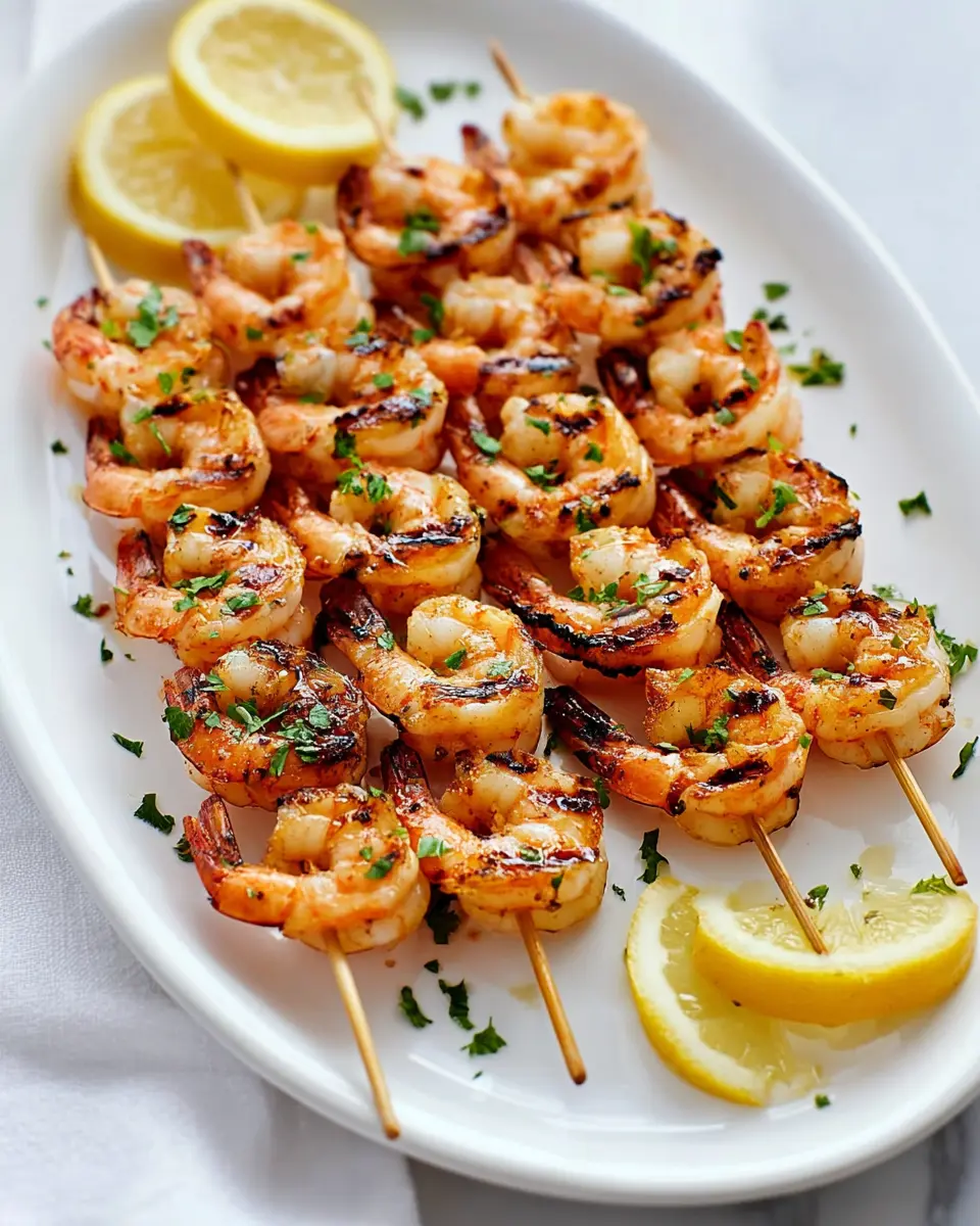 Grilled Shrimp Kabobs Marinade