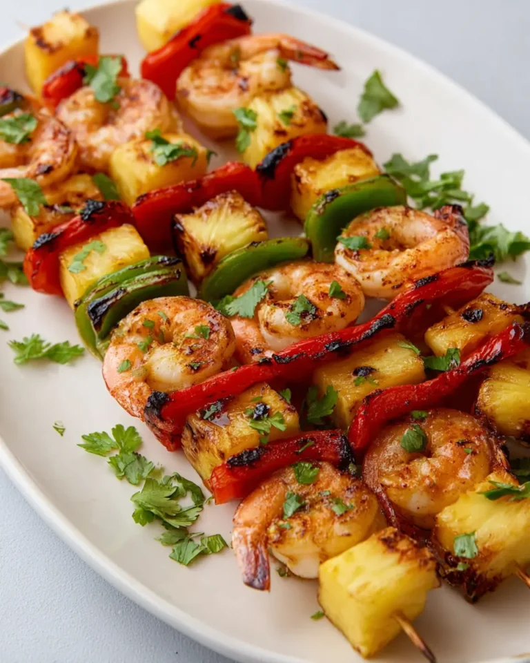 Grilled Shrimp and Pineapple Kabobs