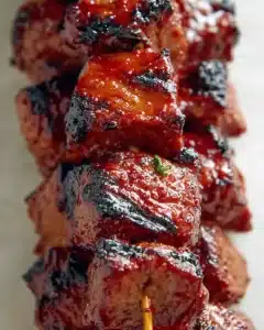 Grilled Teriyaki Steak Kabobs