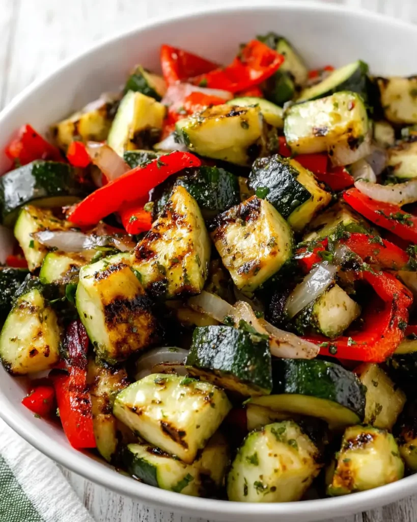 Grilled Veggies in a Basket