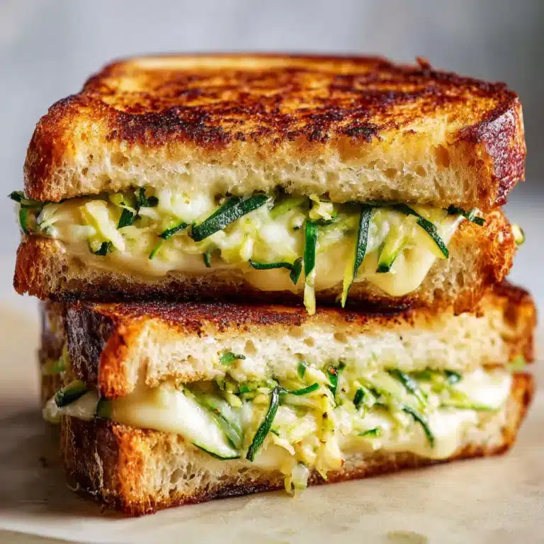 Grilled Zucchini Sandwich Melt