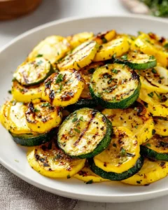 Quick, Savory Grilled Zucchini and Squash