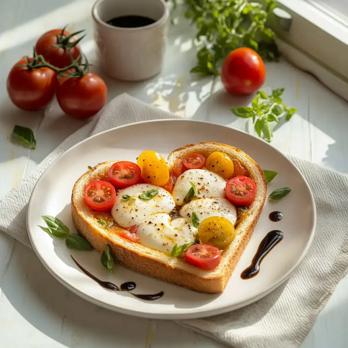Heart Shaped Egg in a Hole Toast