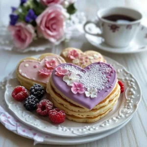 Heart-Shaped Sugar Cookies with Royal Icing