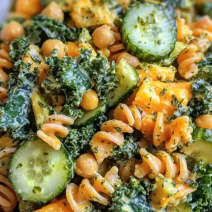 High Protein Dill Pickle Pasta Salad