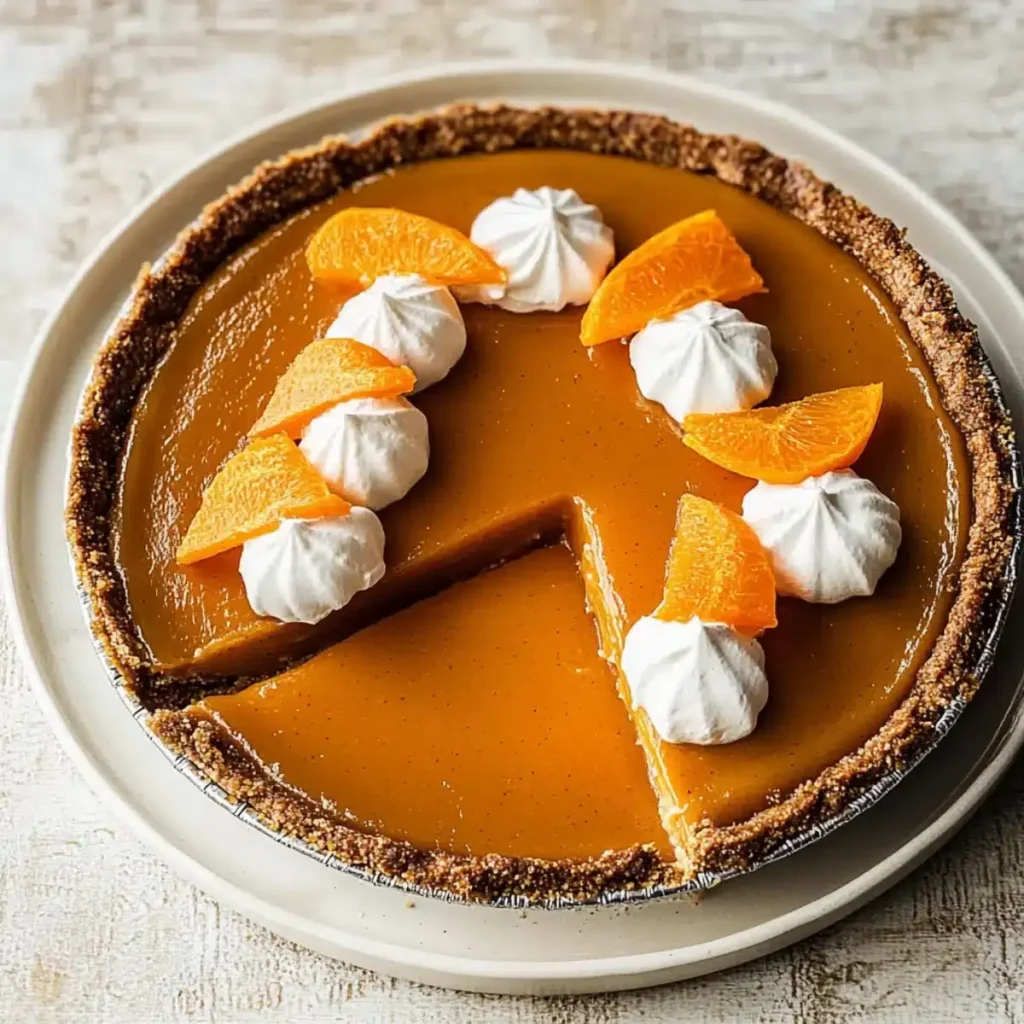 Irresistible Honey Carrot Pie with a Crunchy Biscoff Crust