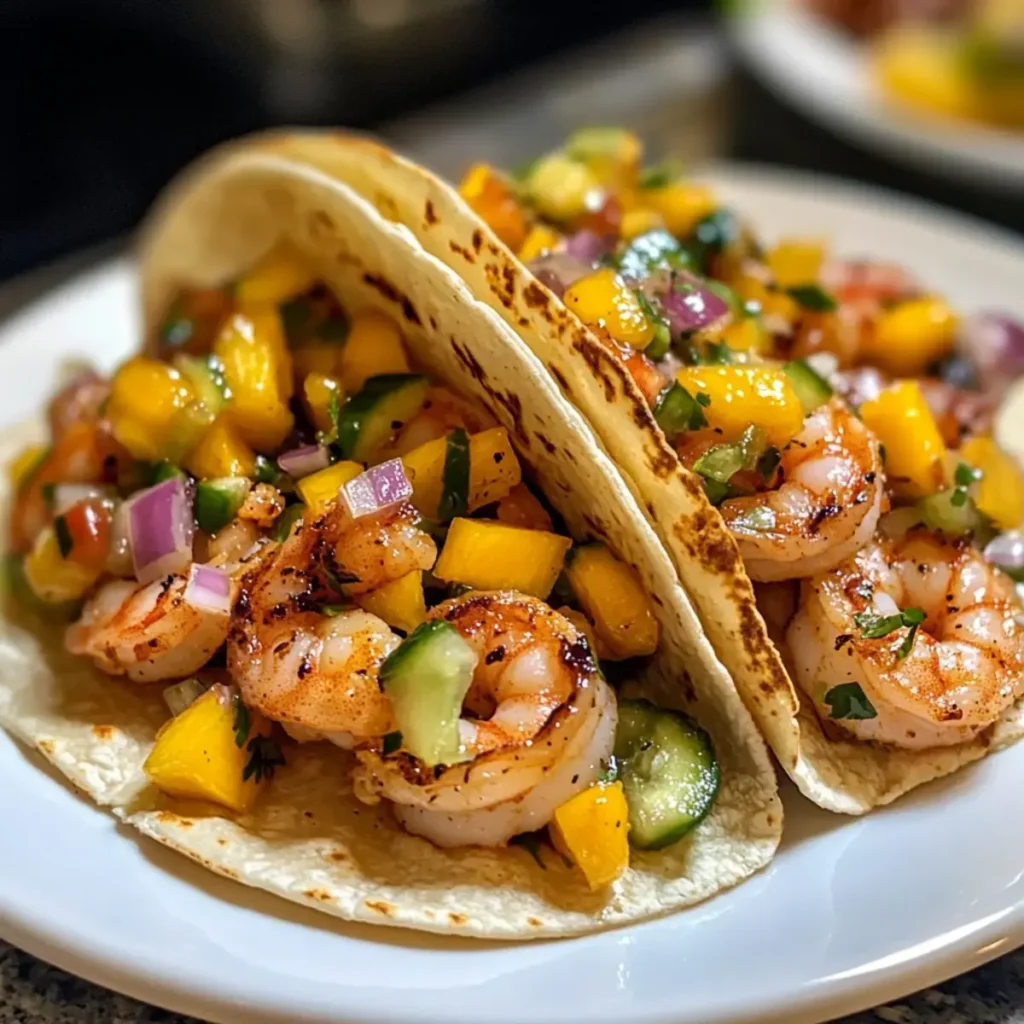 Ultimate Honey Chipotle Shrimp Tacos with Delicious Mango Salsa