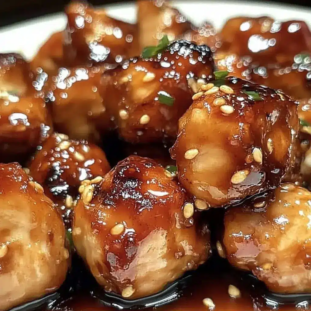 Honey Soy Glazed Chicken Bites
