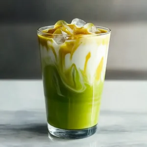 Iced Honey Vanilla Matcha Latte