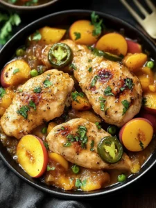Jalapeno Peach Chicken Delight
