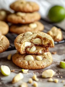 Key Lime White Chocolate Macadamia Nut Cookies