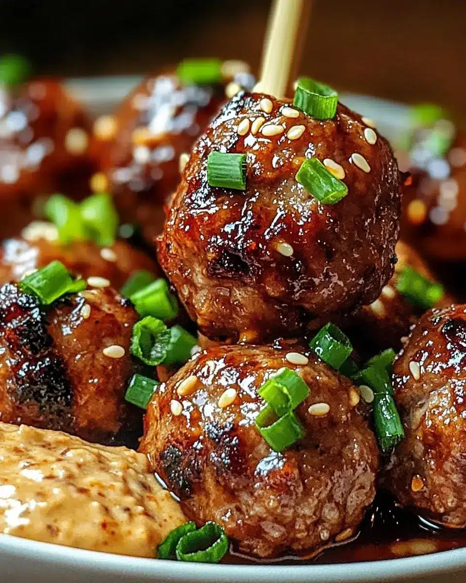 Korean BBQ Meatballs