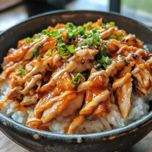 Korean Chicken Rice Bowls